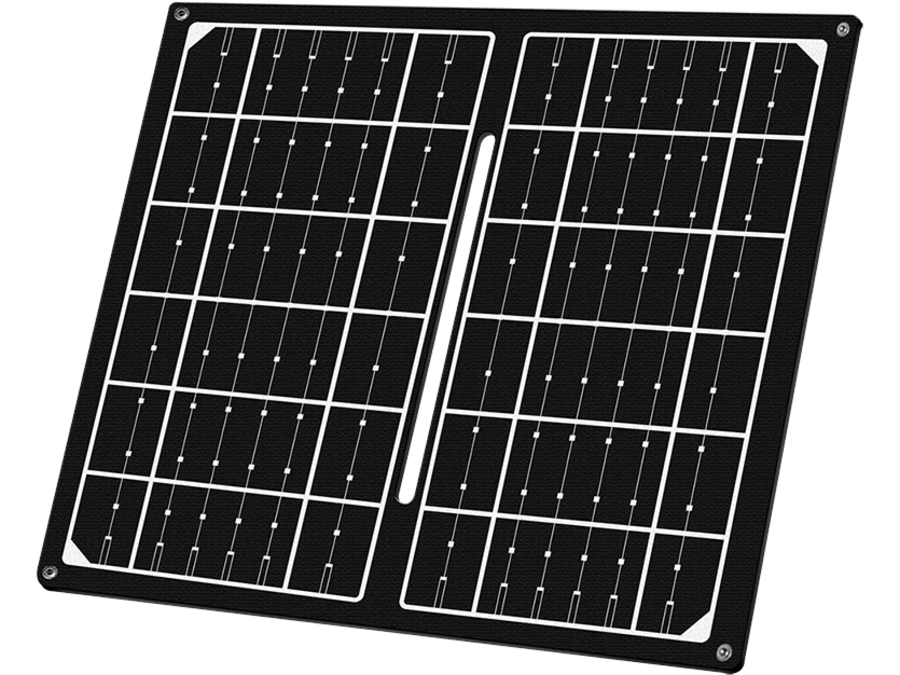 Foldbar solpanel med USB-udgang - 7W (IP65)
