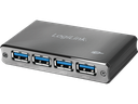 USB 3.0 Hub, 4-port, aluminum, incl. power supply