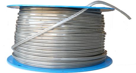 Flad PKLF 2x0,75 fortinnet glasklar 100m