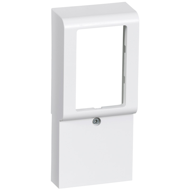 Dæksel for panelunderlag softline 1½ modul hvid