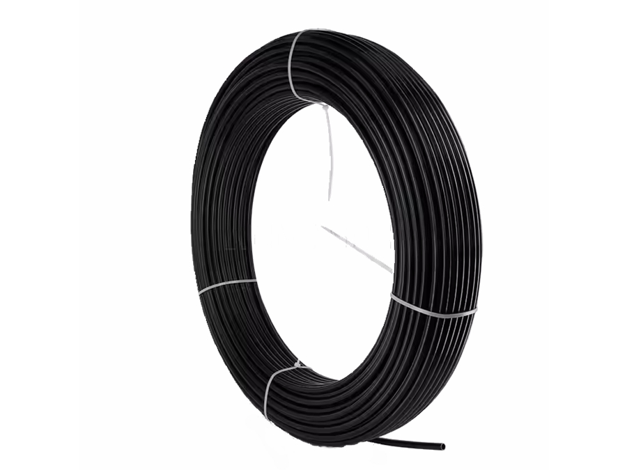 Pneumatik luftslange - PU, Ø6mm, ID4mm, Sort (metervare)