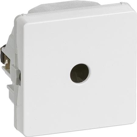 FUGA lampeudtag 5-polet 16A 1 modul hvid 100 stk. bulkforpakning