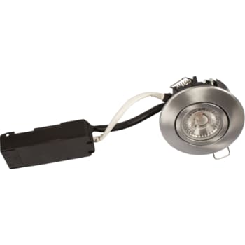Luna Low profile Downlight ISO Børstet Alu 2700K 350lm 6,2W Dæmpbar IP44