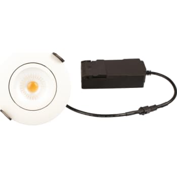 Luna Low profile Elite Downlight ISO Mat Hvid 2700K 360lm 5,4W Dæmpbar IP44