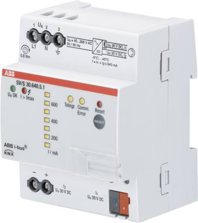 KNX Strømforsyning 30 V DC 640 MA SV/S30.640.5.1