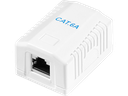 Cat.6A udtag til vægmontage - 1 x RJ45 hun, uskærmet