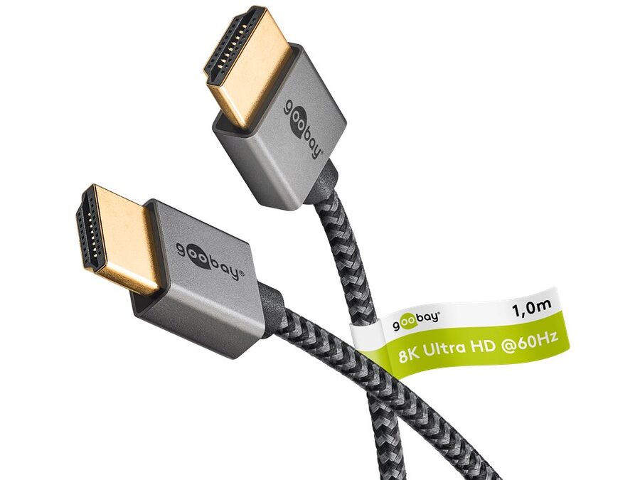 Slim Ultra High Speed HDMI 2.1 Textile Cable (1m)