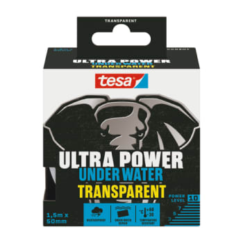 tesa reperationstape Ultra Power Under Water 50 mm x 1,5 m, klar