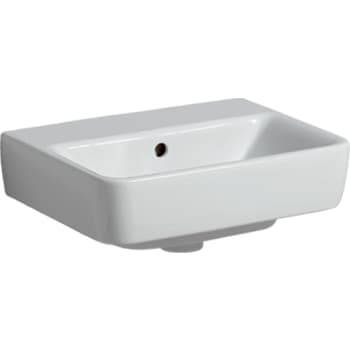 GEBERIT håndvask 450x340x170mm u/hh m/overl  porcelæn  white