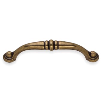 Bøjlegreb, Antik messingfinish, cc 96 mm