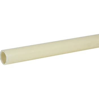 PLASTRØR  40MM (1 1/2") GUL/HVID 4 METER