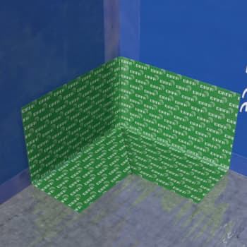 Dafa hjørnetætning, 150 x 150 mm, indvendig