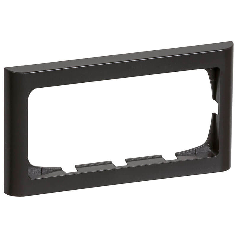 LK Fuga ramme Softline 63 2m vandret - koksgrå