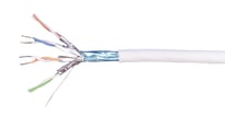 Datakabel KAT6A F/FTP LSZH B2ca hvid tromle 500M NETCONNECT CS44Z3
