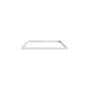 120x60 LED panel ramme - Enkel montering med skruer, hvid kant