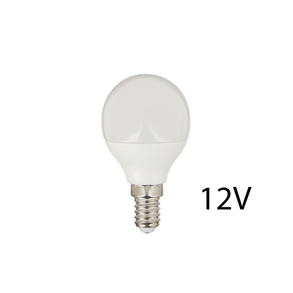 4W LED pære - P45, E14, 12V DC, 350lm, RA80, erstatter 35W
