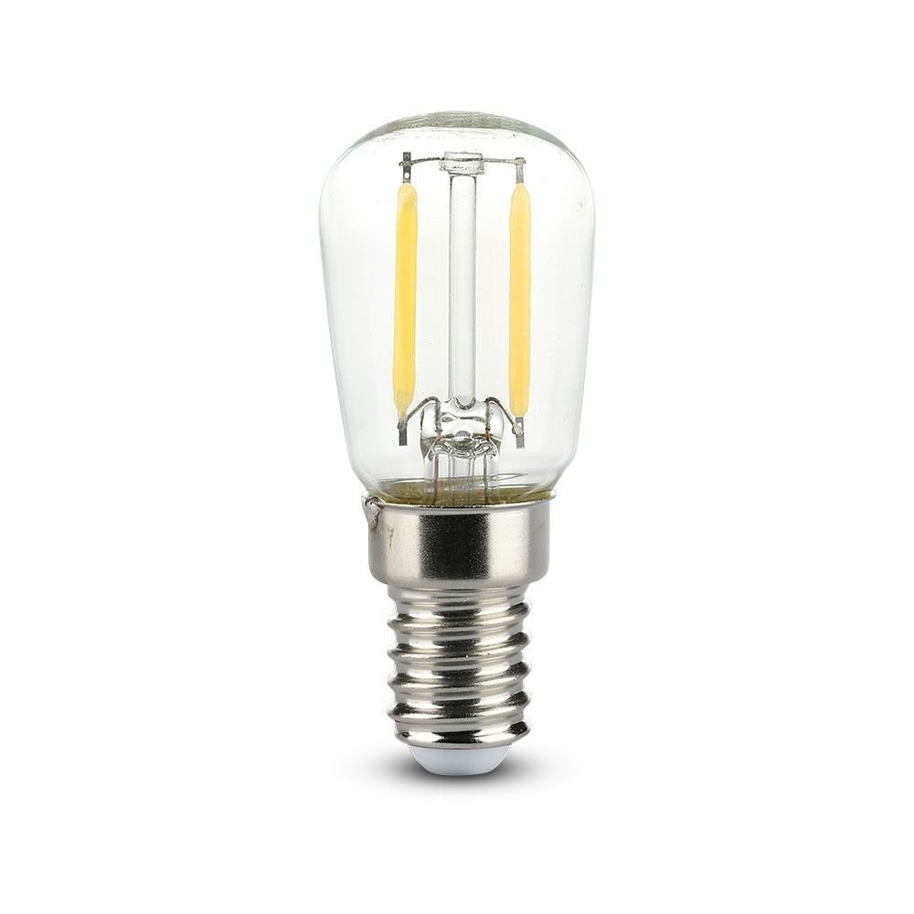 V-Tac 2W LED køleskabspære - Kultråd, ST26, E14 - Erstatning for 20W - 230V - 200lm - RA80