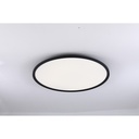 LEDlife 40W LED rundt panel - Sort, Ø60, inkl. beslag