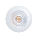 LEDlife Unni68 møbelspot - Ø5,6 cm hulstørrelse, Ø6,8 cm mål, RA95, mat hvid, 12V, 3W LED (erstatter 25W), 280lm, IP54