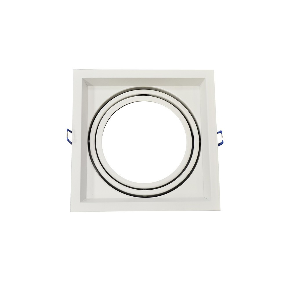 V-Tac Indbygningsspot - Hvid, 17,5 x 17,5 cm, G53 AR111