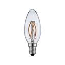 2W LED Kertepære - Varm hvid belysning, E14 fatning - Erstatning for 17W - Input: 230V - 260lm - RA80