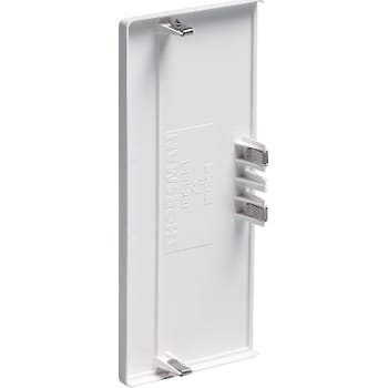 Endestykke TEK-ES161-3 72mm hvid RAL9016