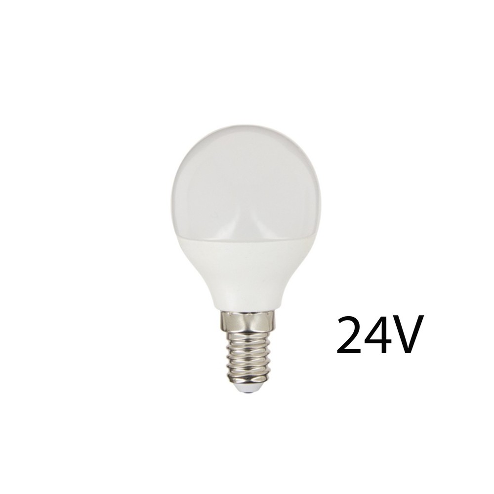 LEDlife 2W LED pære - P45, E14, 24V DC - Erstatter 20W, 160lm, RA80