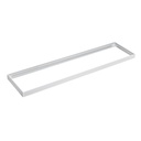 120x30 LED panelramme - Let montering, plasthjørner, skrufri design, hvid kant