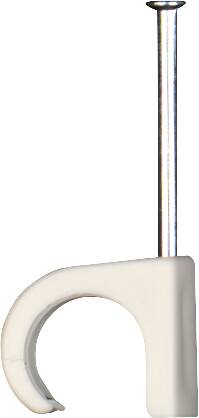 Clips rund TC 5-7/20 mm hvid