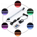 71 cm RGB akvarie armatur - 8W LED, sugekopper, IP67, memory funktion