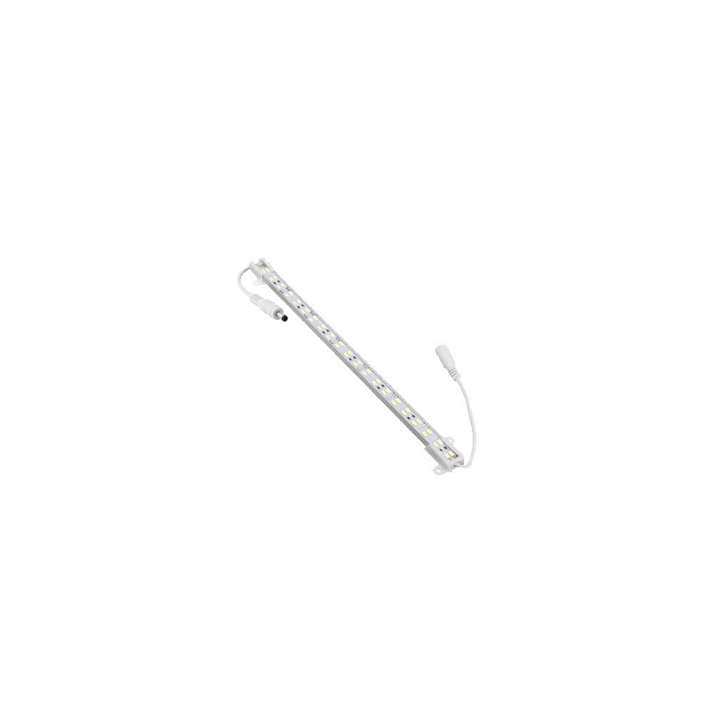1 meter vandtæt akvarie aluprofil med 24V, 16W LED, 10000K, IP65 og stik