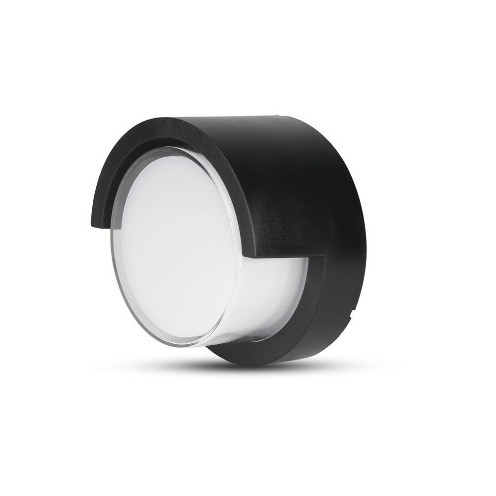V-Tac 12W LED Udendørs Rund Væglampe - IP65, 230V, inkl. lyskilde