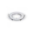 Downlight kit uden lyskilde - Ø6,5 cm hul, Ø8 cm mål, blank hvid, vælg MR16 eller GU10 fatning