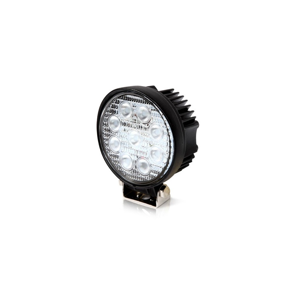 27W LED arbejdslampe til bil, lastbil, traktor, trailer og udrykningskøretøjer - kold hvid - 12V / 24V - IP67