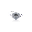 LEDlife 1,5W Indbygningsspot - Ø4,2 cm Hul, Ø5,2 cm Mål, 2,2 cm Høj, Dæmpbar, 12V/24V, Erstatter 15W