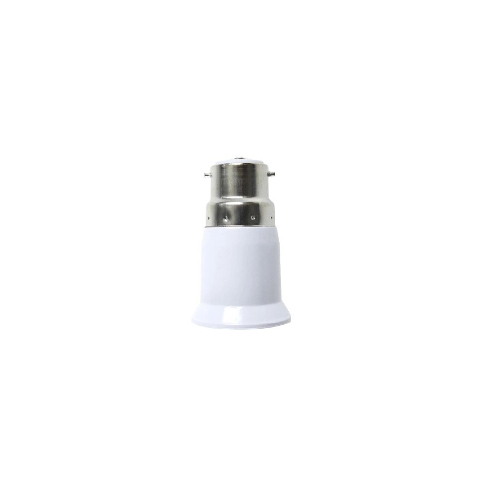 B22 til E27 adapter - til nem konvertering af lamper og armaturer fra B22 fatning til E27 fatning.
