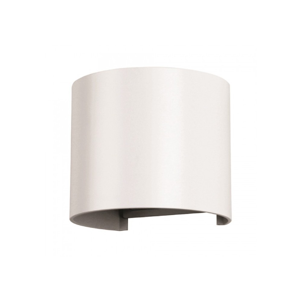 V-Tac 5W LED udendørs væglampe - Justerbar spredning, hvid, IP65, inkl. lyskilde (erstatter 50W)