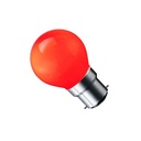 CARNI1.8 LED pære - 1,8W, rød, 230V, B22, erstatter 15W