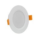 Dure Downlight 5W E27 - 3, Varm hvid, 230V, 110°, IP54, IK06, 95x31, Hvid rund, Integreret driver