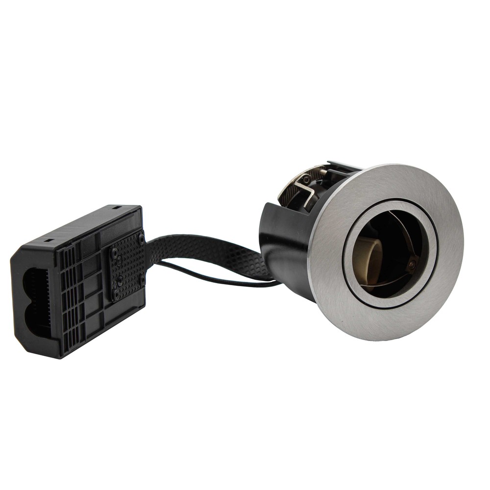 LEDlife indbygningspot Inno88 - GU10, børstet alu, IP44, godkendt i isolering, 230V