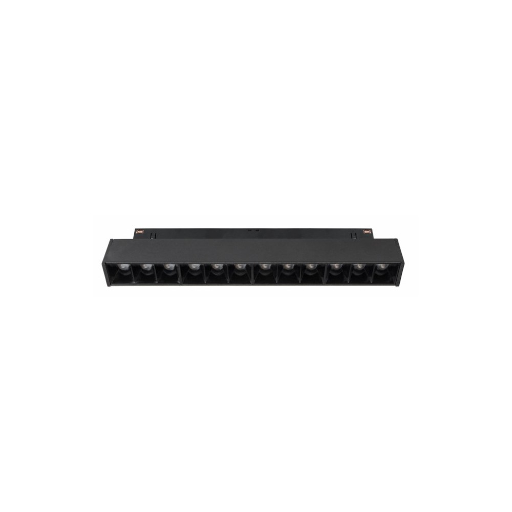 Spectrum SHIFT Grid 12W - Sort, RA90, 35 grader, UGR19 LED Loftslampe 1200lm, 48V input