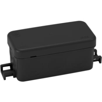 Forgreningsdåse AP45 IP65 sort halogenfri