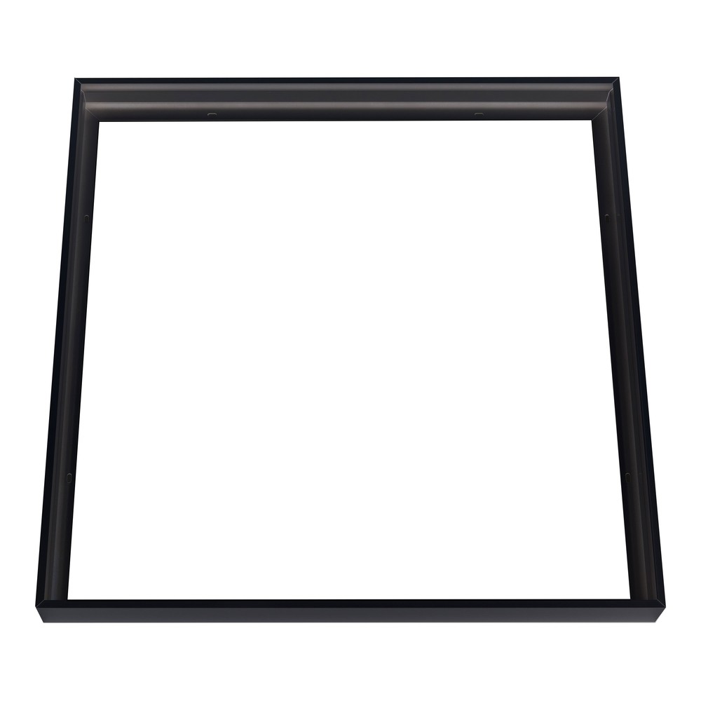 Sort hurtig skrueløs samlesæt til 60x60 LED panel