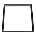 Sort hurtig skrueløs samlesæt til 60x60 LED panel
