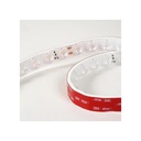 LEDlife 22W/m LED strip - 5m, Vægskylle IP68, 24V, 48 LED pr. meter