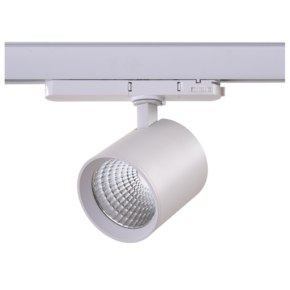 LEDlife Hvid Skinnespot 20W - Høj Lysstyrke 175lm/w, RA93, 3-Faset - Erstatter 85W, Input 230V, 3500lm, RA90