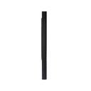 Lygtepæl forlængerstykke, Ø60mm, Sort - 1 meter