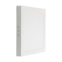 V-Tac 6W LED loftslampe - Hvid kant, inkl. lyskilde, 660lm, RA80, 12,08 x 12,08cm, 230V, 3,07cm høj