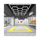 Hexagon LED 14 felter + ramme sæt - CRI90, 591W, inkl. strømtilslutning