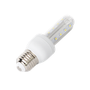 LED B5-T3 2U 8W E27 3000K Erstatning for 55W pære med 230V input og 730lm lysstyrke - RA80 - 3 års producentgaranti